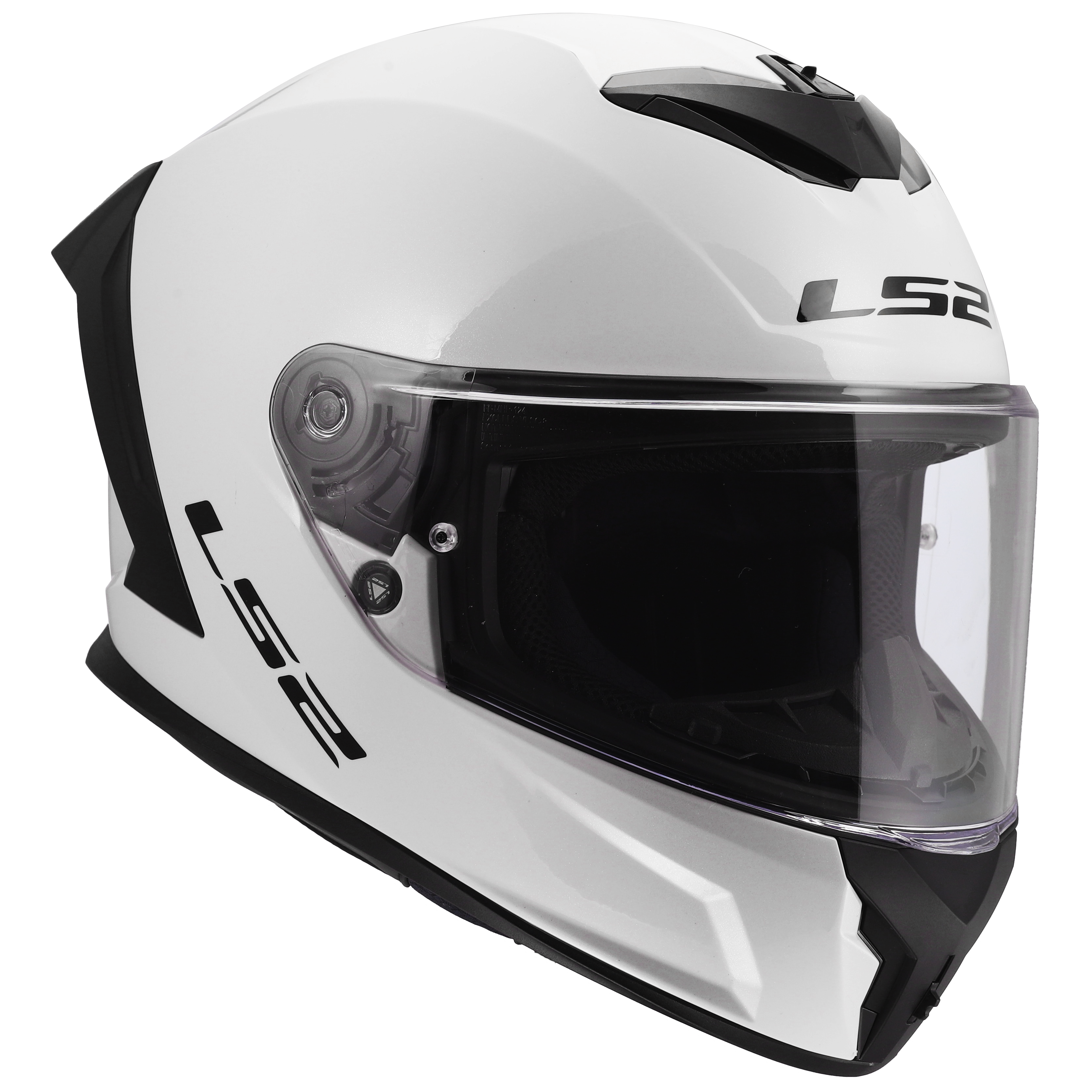 LS2 FF820 RAPID III SOLID GLOSS WHITE 168200002 (12)
